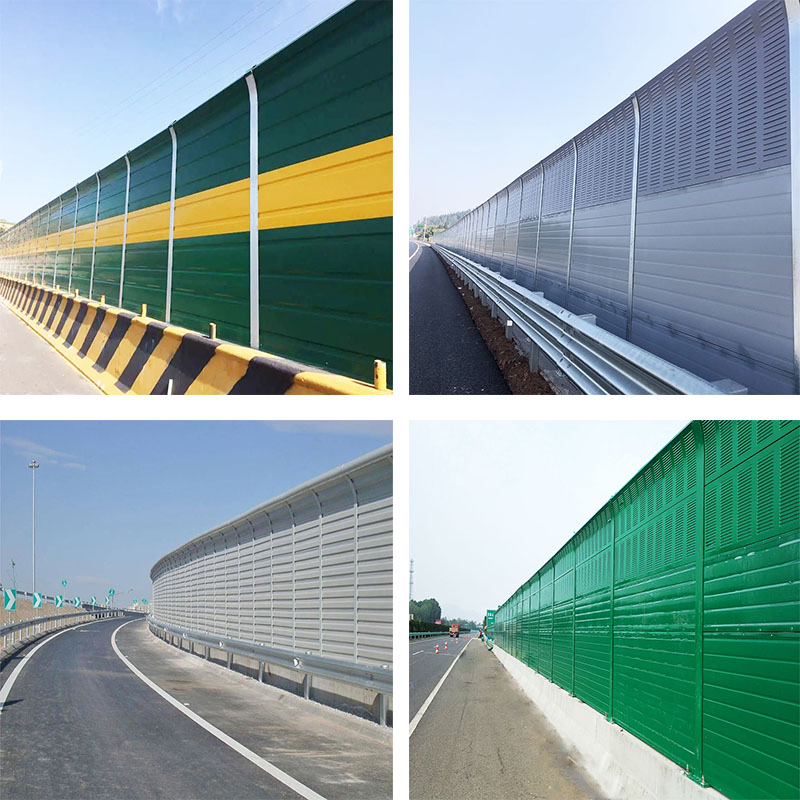 Thermal Insulation Sound Blocking Powder Coated Sound Fencing
