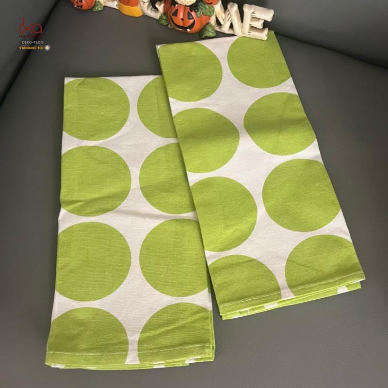 Party Wedding Decoration Restaurant Table Color Personalized Lunch Natural Printed Cloth Eco Friendly Custom White Cotton Napkins