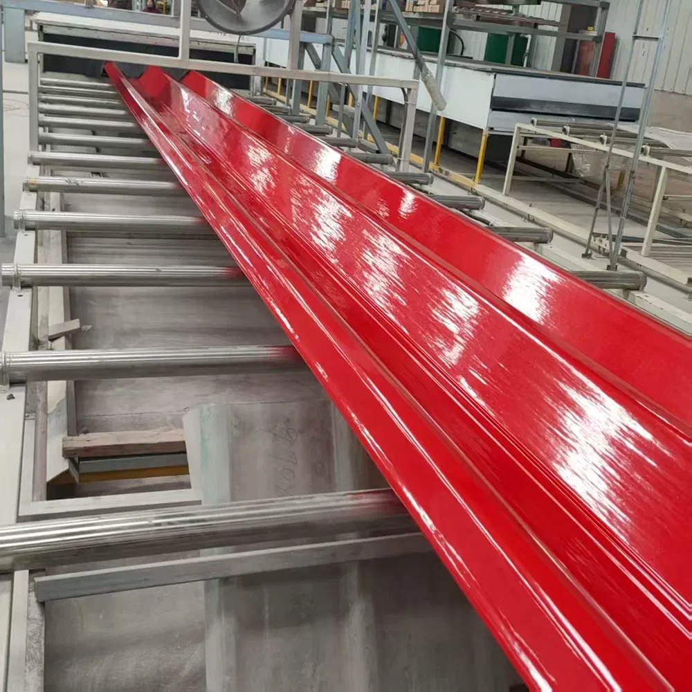 Fiberglass FRP Corrugated Roofing and Cladding Sheet for Chemical Plant