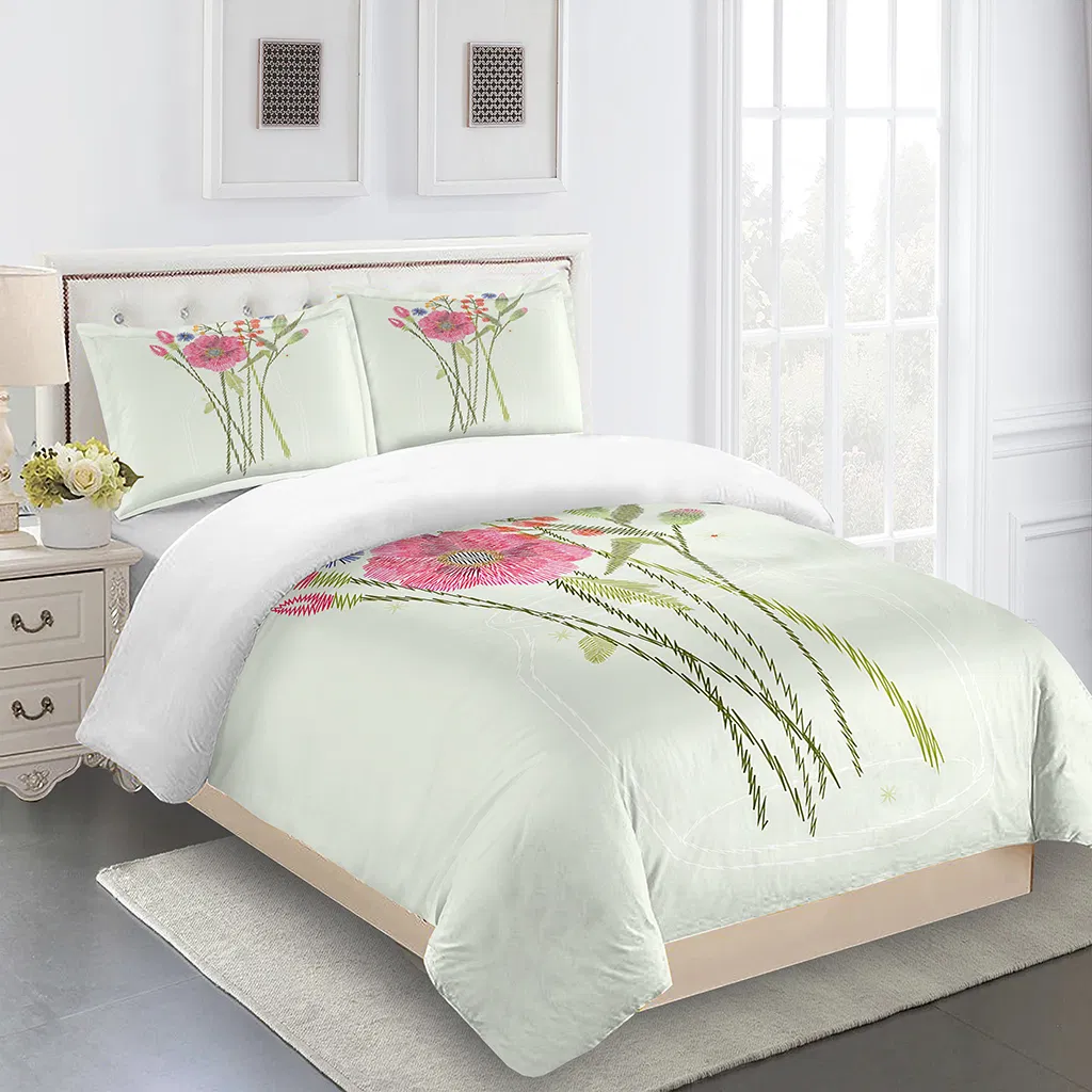 Luxury Printed 3 Pieces Bedding Duvet Cover Set, Duvet Cover Western Bedding Set