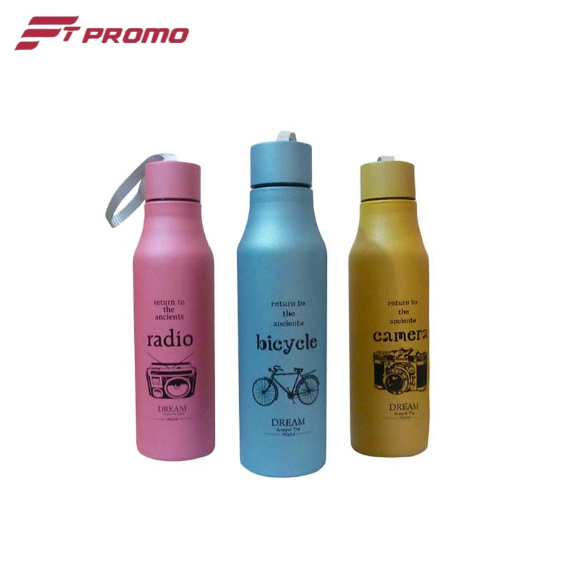 2017 New Flip Lid Stainless Steel Sports Bottle with Your Logo