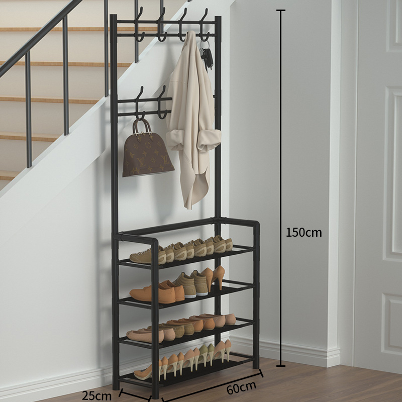 Customizable Simple Modern Bedroom Livingroommultilayer Clothes Hangerstand Corner Coat Rack