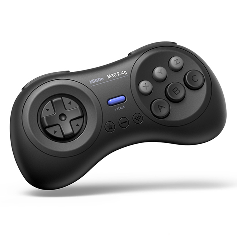 8bitdo M30 2.4G Wireless Gamepad Controller with 6-Button Layout for Sega Genesis Mini / Mega Drive Mini / Switch