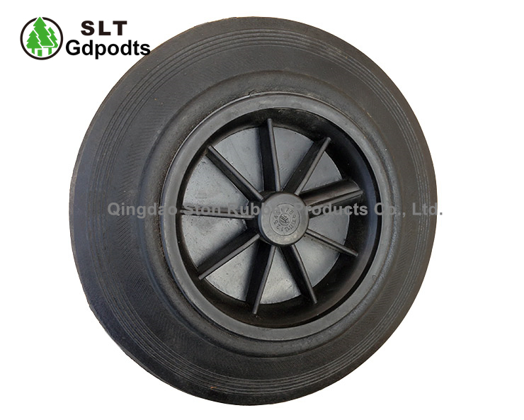 8 Inch Trash Can Wheels Flat Free Heavy Duty Wheels