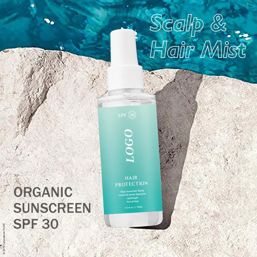 Beauty Cosmetics Skin Care Organic Scalp Spray & Hair Sunscreen Mist with SPF 30