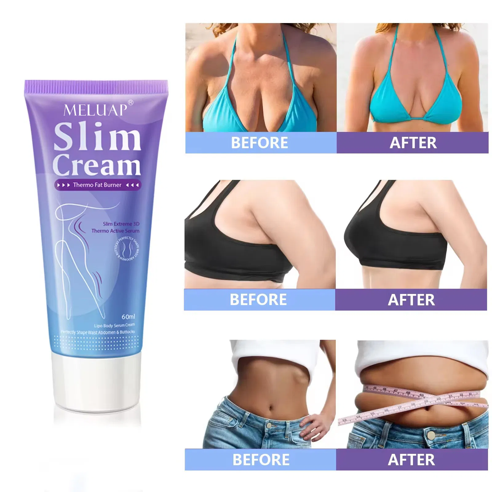 Hot Selling High Quality OEM Female Sculpting Cream Abdominal Muscle Cream Slimming Cream 60ml