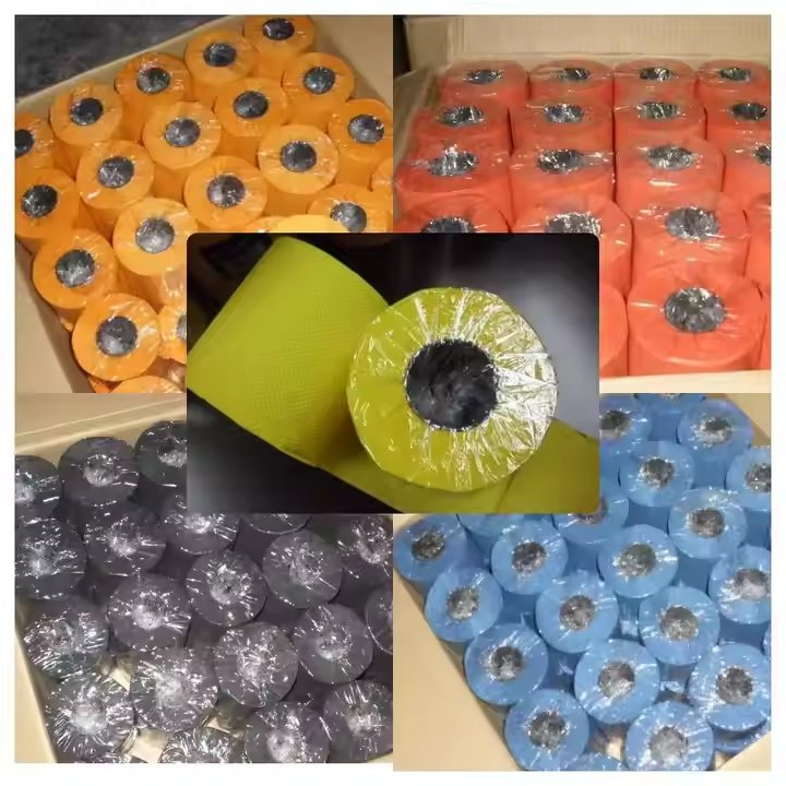 Premium Soft Toilet Paper in Pink, Blue, Green, Yellow