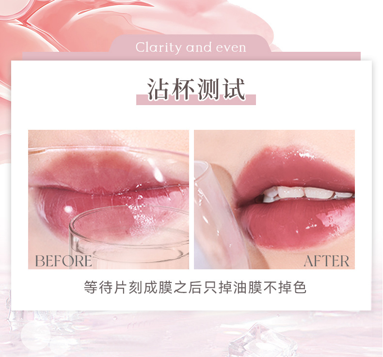 Увлажняющий блеск для губ с несмываемым покрытием