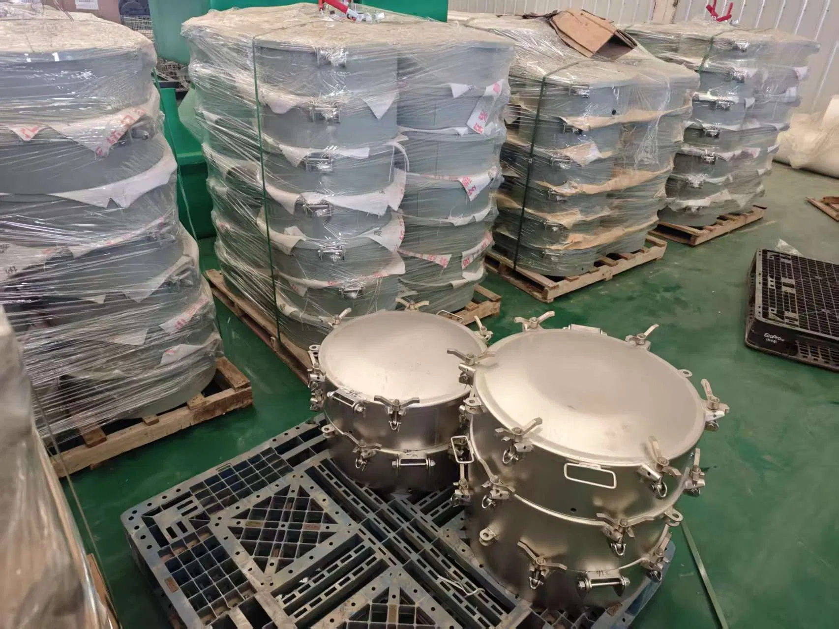 Jiasheng Ss Tanker Truck Accessories Fuel Round Dome Lids Manhole Cover