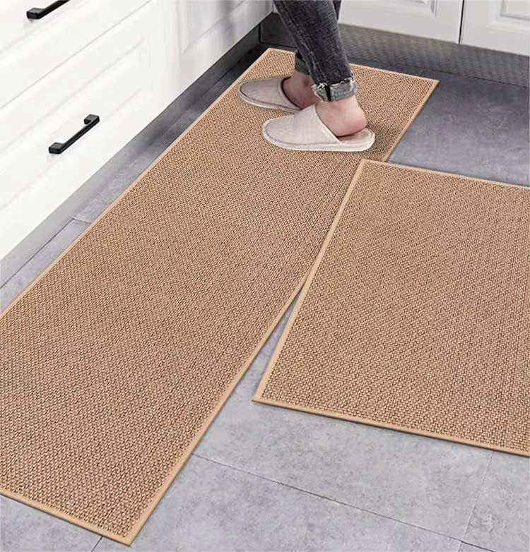 Wholesale BSCI Eco-Friendly Floor Mat Washable Rubber Kitchen Mat