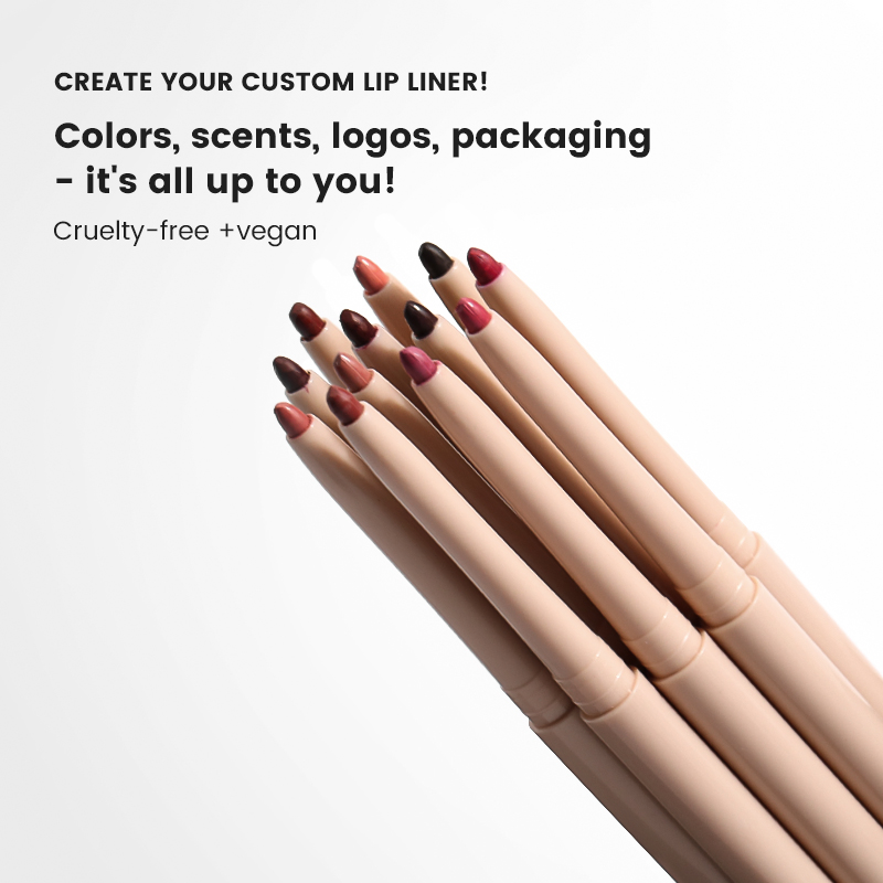 12 Colors Extension-Type Flesh Pink Lipliner Lasting Waterproof Custom Simple-Style Wholesale Lipliner