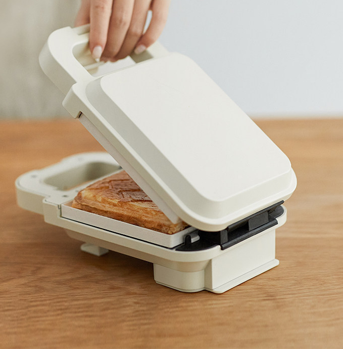 Breakfast Sandwich Maker Press Grill with Non Stick Surface Grilled Cheese Maker