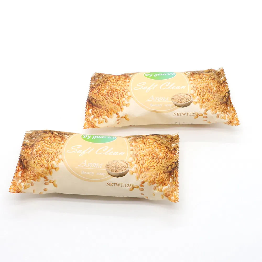 125gr Almond Beauty Soap / Fruit Bath Body Soap Bar Customized Jabon for South American Savon Bar Factory