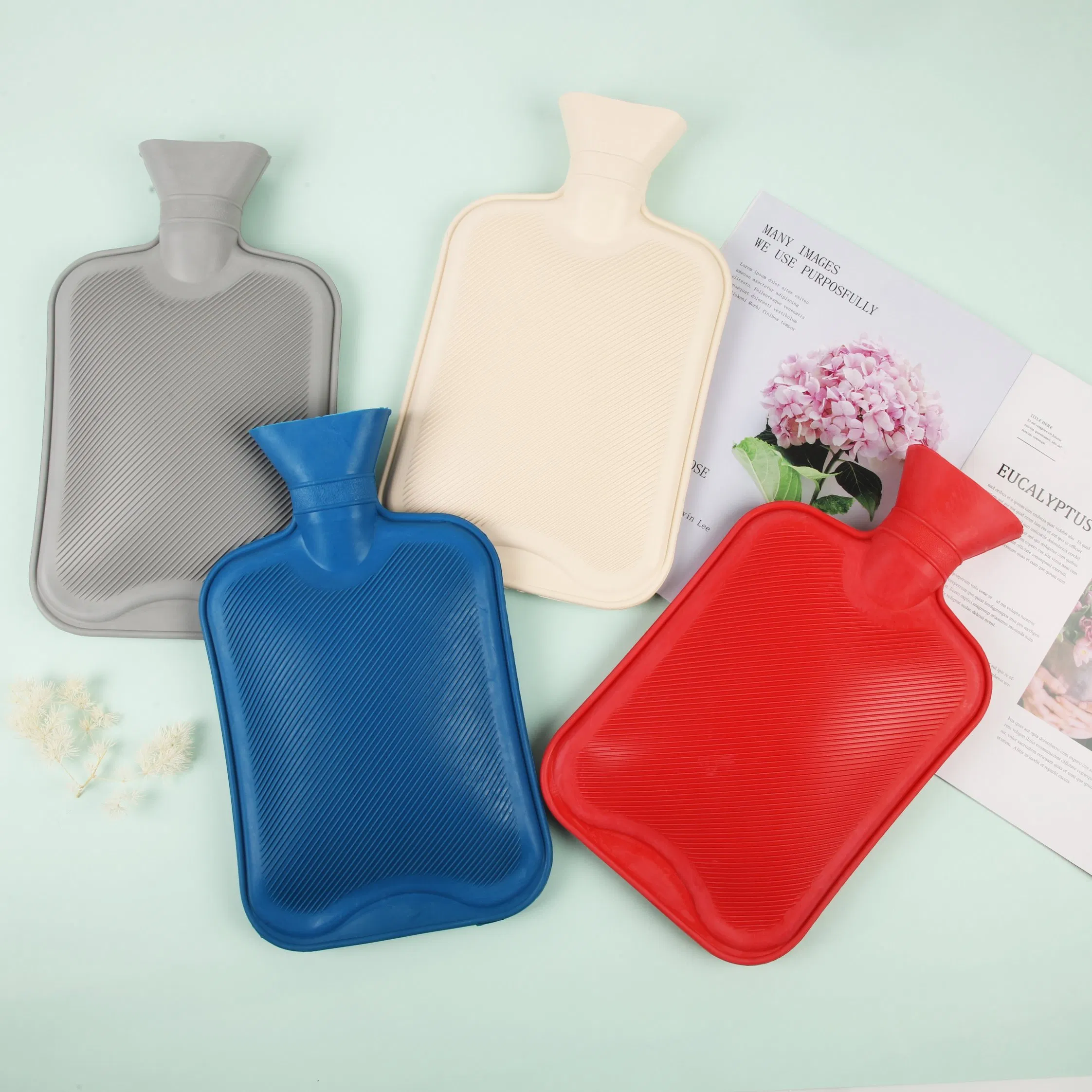 OEM Manufactured Designed Color Patter Winter Hot Water Bag