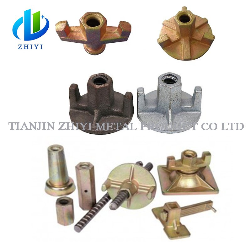 Formwork Accessories Forged Steel Tie Rod and Three Brass Wing Nut with Edged Threaded Rod #18 Slotted Suppliers
