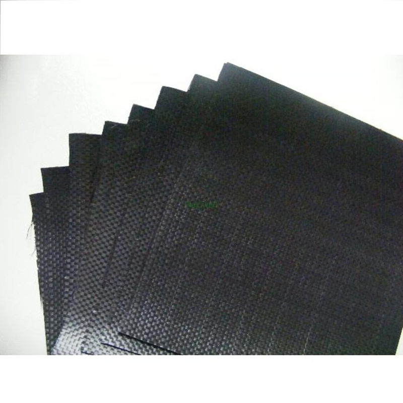 High Strength PP Woven Geotextile White and Black Color UV