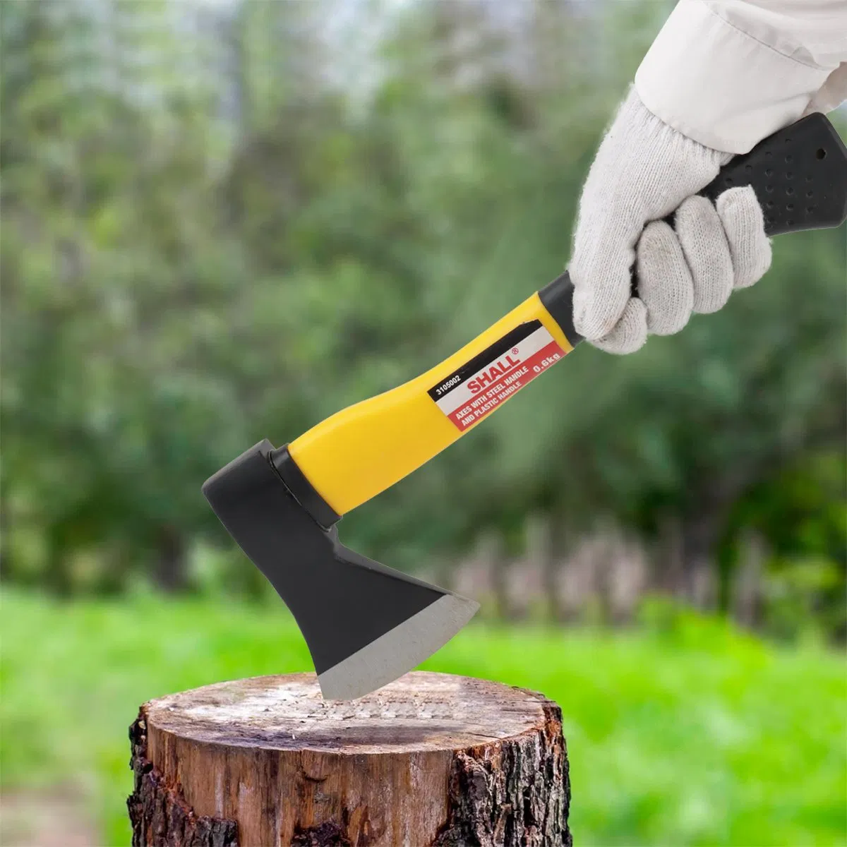 600g Head Small Outdoor Camp Hatchet for Splitting and Kindling Wood Chopper Wood Cutting