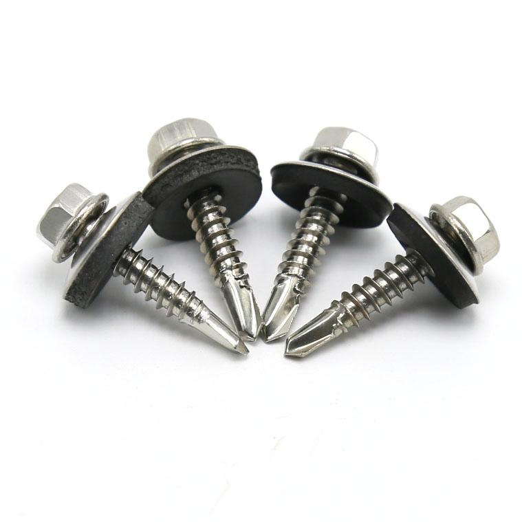Galvanized Hex Flange Head Self Drilling Screws for Sheet Metal