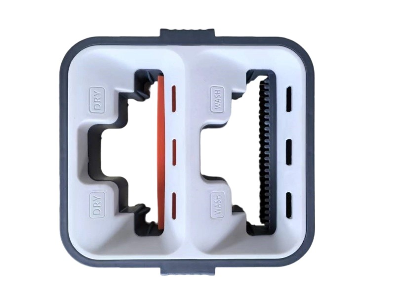 Dry and Wet Mop Flat Floor Cleaning Mop and Bucket Set Used