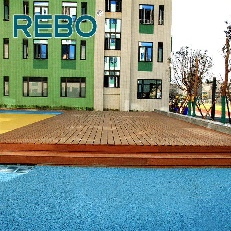 Green Bamboo Parquet Home Carbonized Flooring 140mm Width