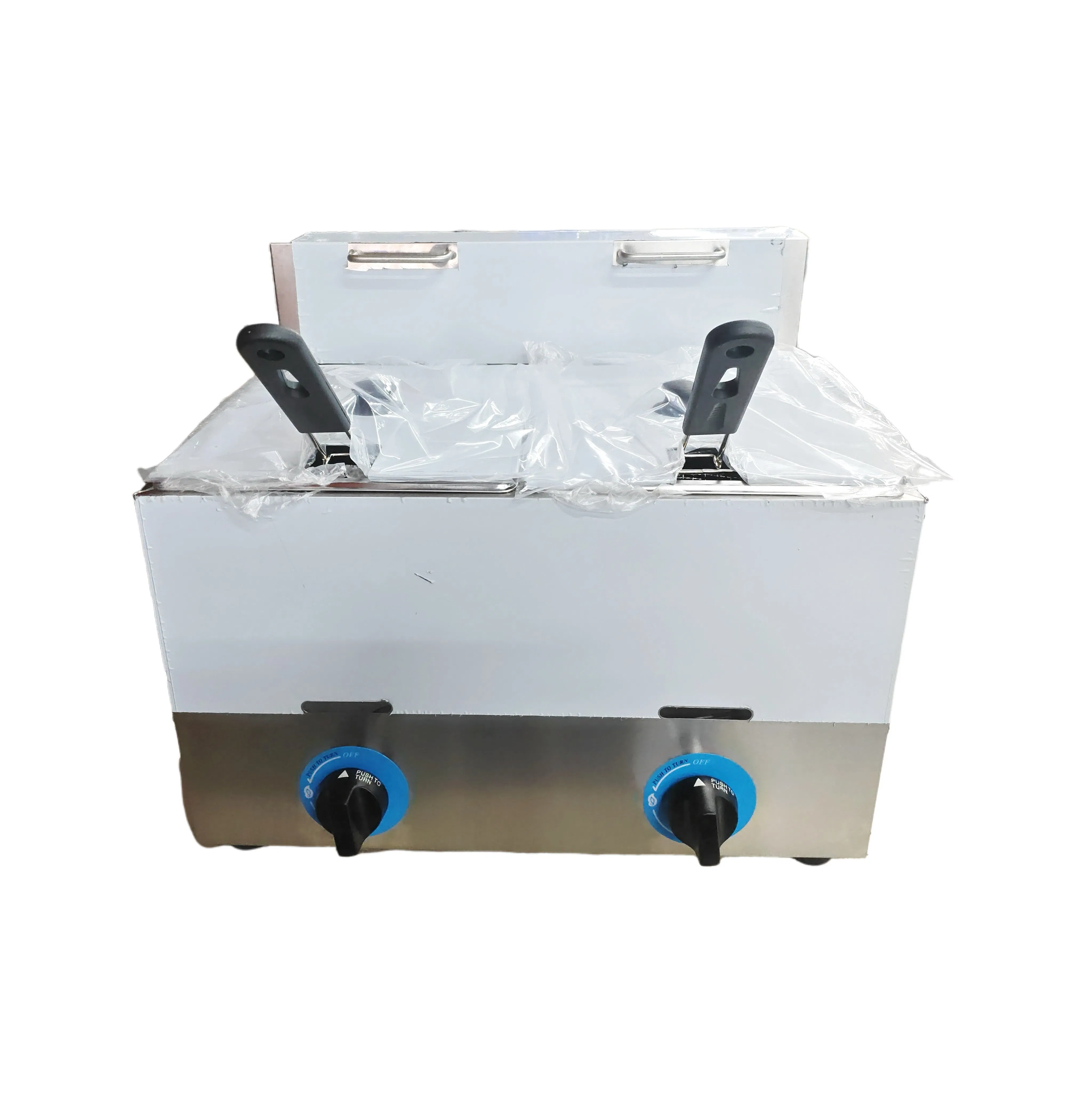 Catering Restaurant Deep Fryer Snack Shop Using Gas 16L