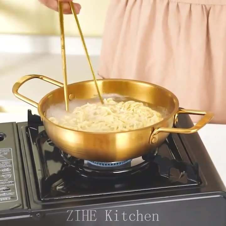 Кастрюля для морепродуктов и лапши с плоским дном