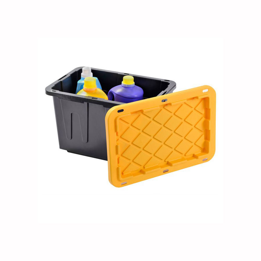 Пластиковый контейнер 17 галлонов с крышкой