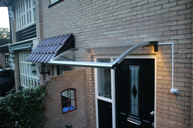 Aluminum LED Polycarboante Canopy Design Extension Kit Over Front Door Vordach with Ce Approved