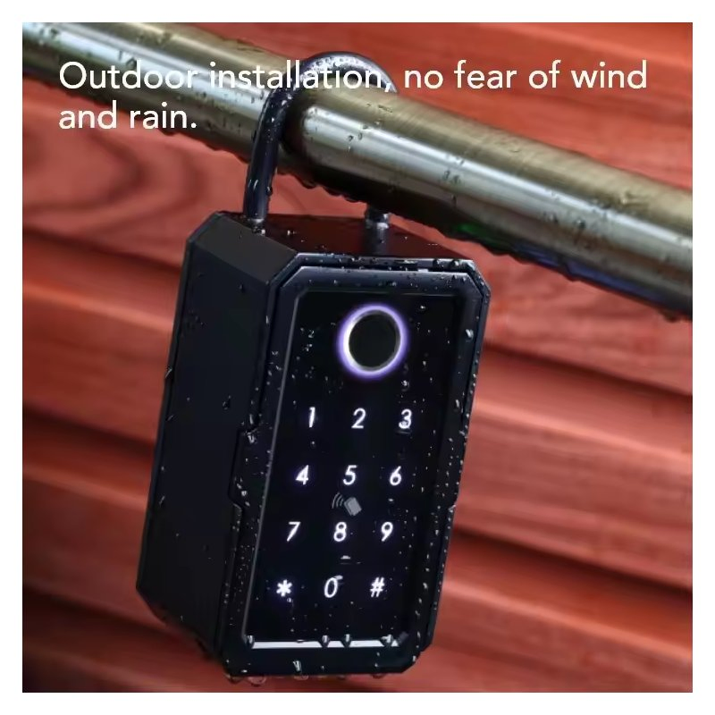 Home Wall Mounted Electronic Metal Key Storage Smart Key Lock Box