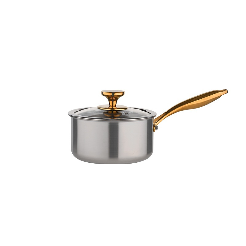 Kitchenware Milk Pot with Handle for Versatile Cooking