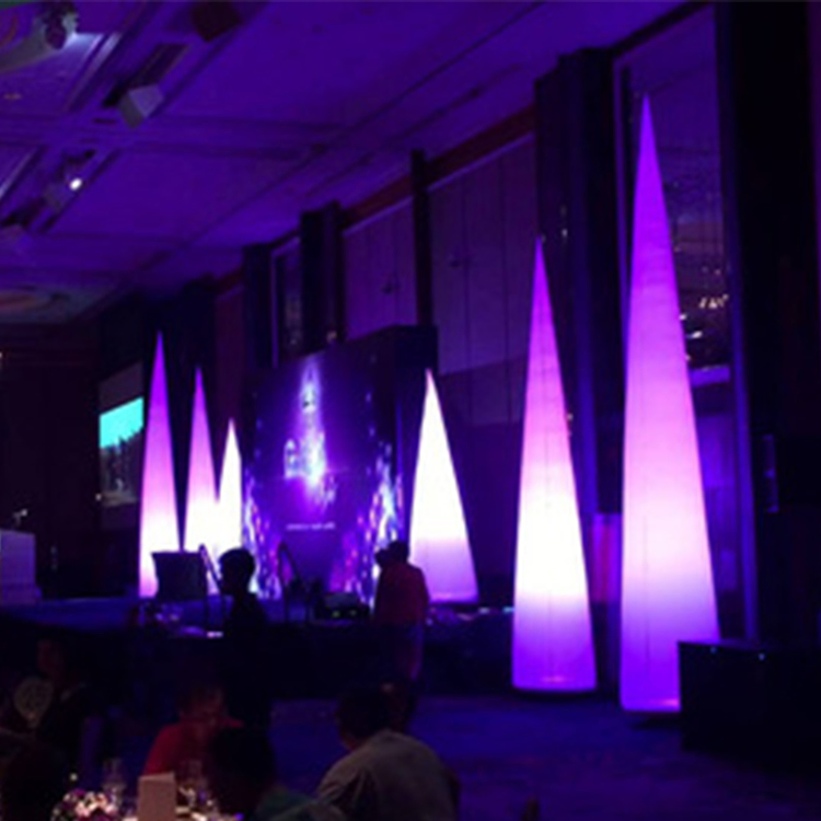 Custom Logo LED Decorative Wedding Inflatable Pillars for Sale