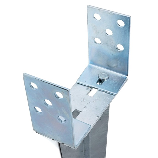 According to Is01461 Wood Post Support Base Bracket