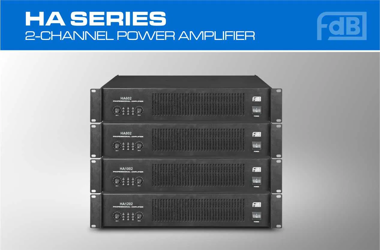Ha Series Professional Power Amplifier Ha802