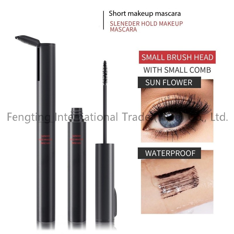 Long Lasting Black Waterproof Vegan Set Mascara Cream Makeup Black Waterproof Curly Durable Fiber Eyelash Double Side Mascara Quick Dry