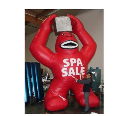 2023 New Inflatable Advertisng Giant Brian Tent for Sale