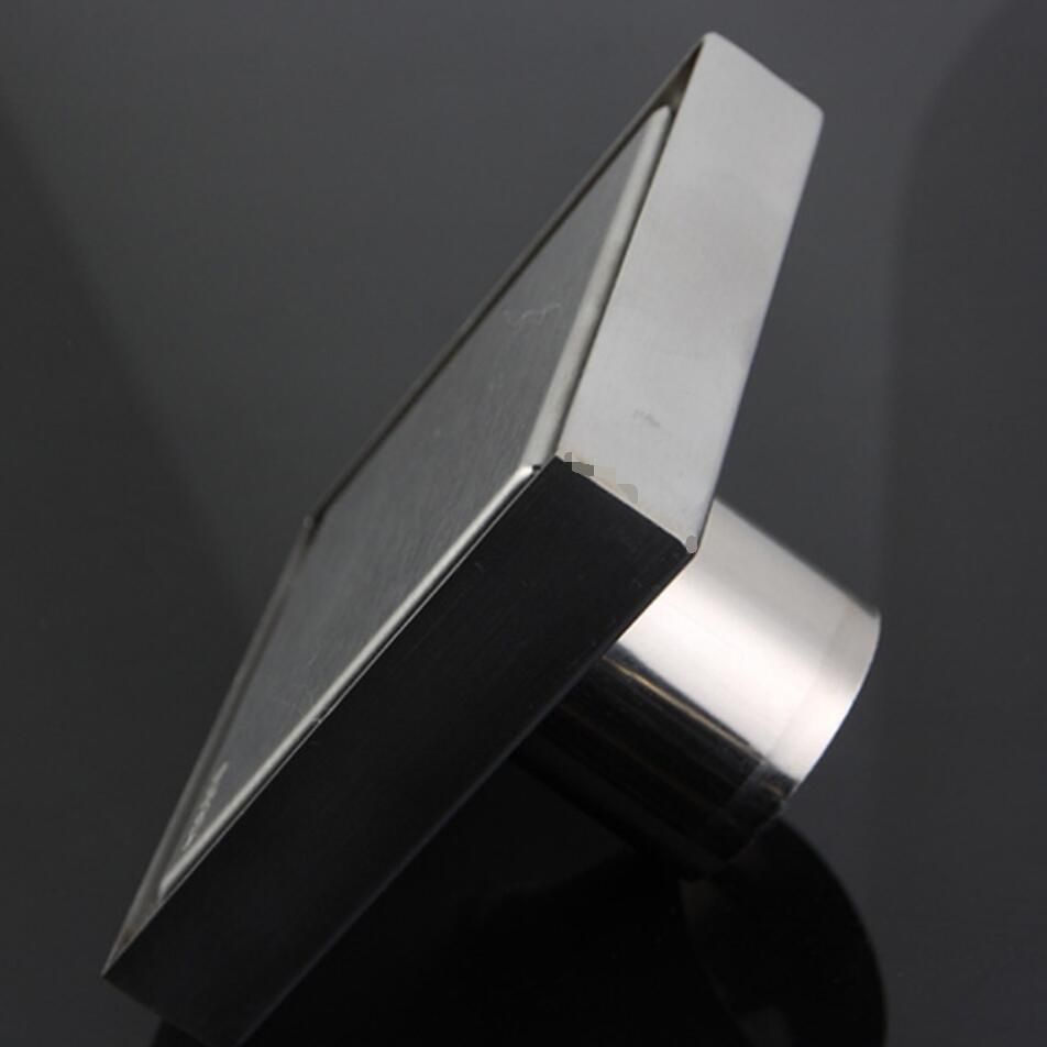 10*10cm Bathroom Shower Stainless Steel Drain Square Floor Drain