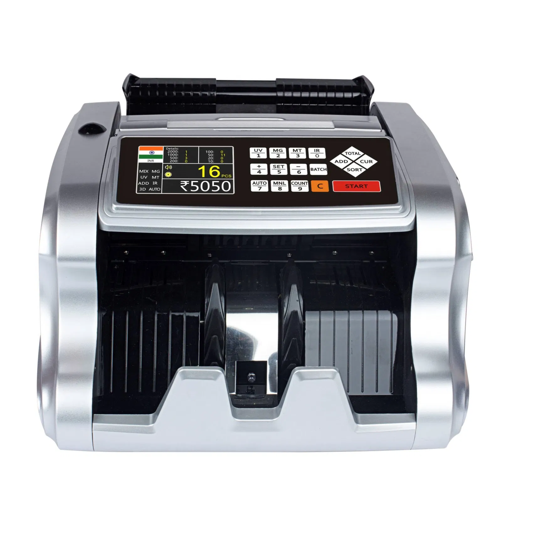 Al-6700 Cash Counter Home-Use Currency Counting Machine Banknote Counter of Euro USD