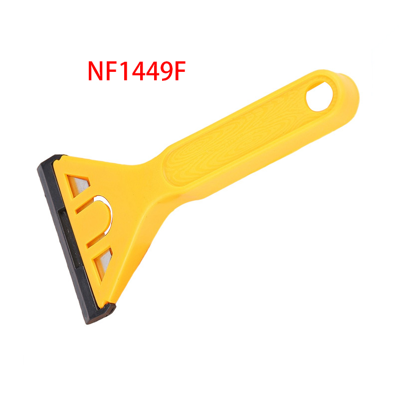 Clean Window Cleaning Scraper Plastic Razor Scraper with Metal Blades