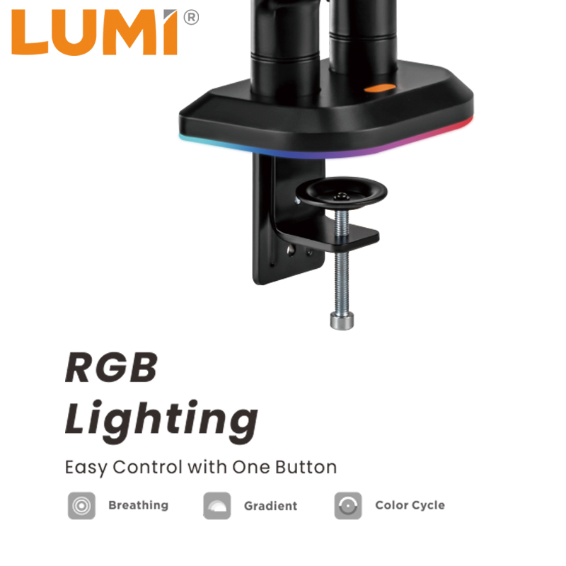 Кронштейн для монитора LUMI с RGB-подсветкой