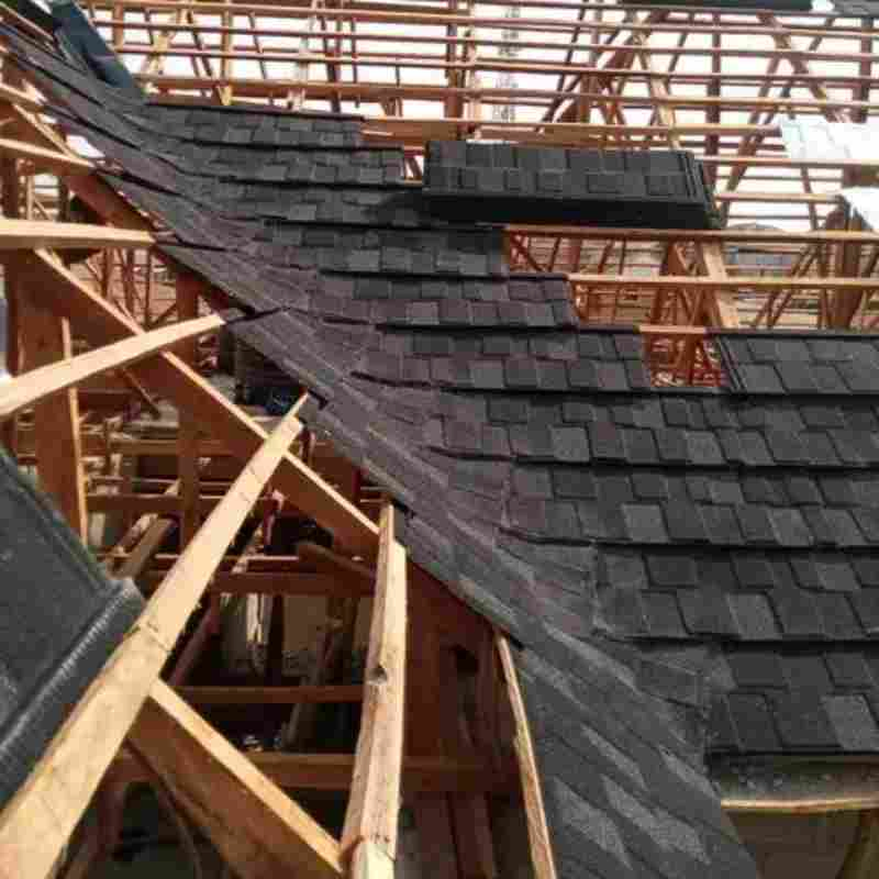 50-Year Warranty Stone Coated Metal Roof Tiles Shingle Tile Traditional Design Steel Roof Sheet Roofing Materials