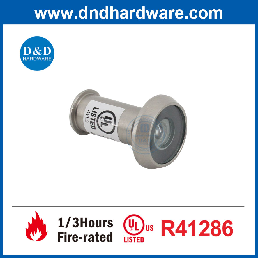 180 Degree Wide Angle Main Door Eye Hole UL Fire Peephole Viewer