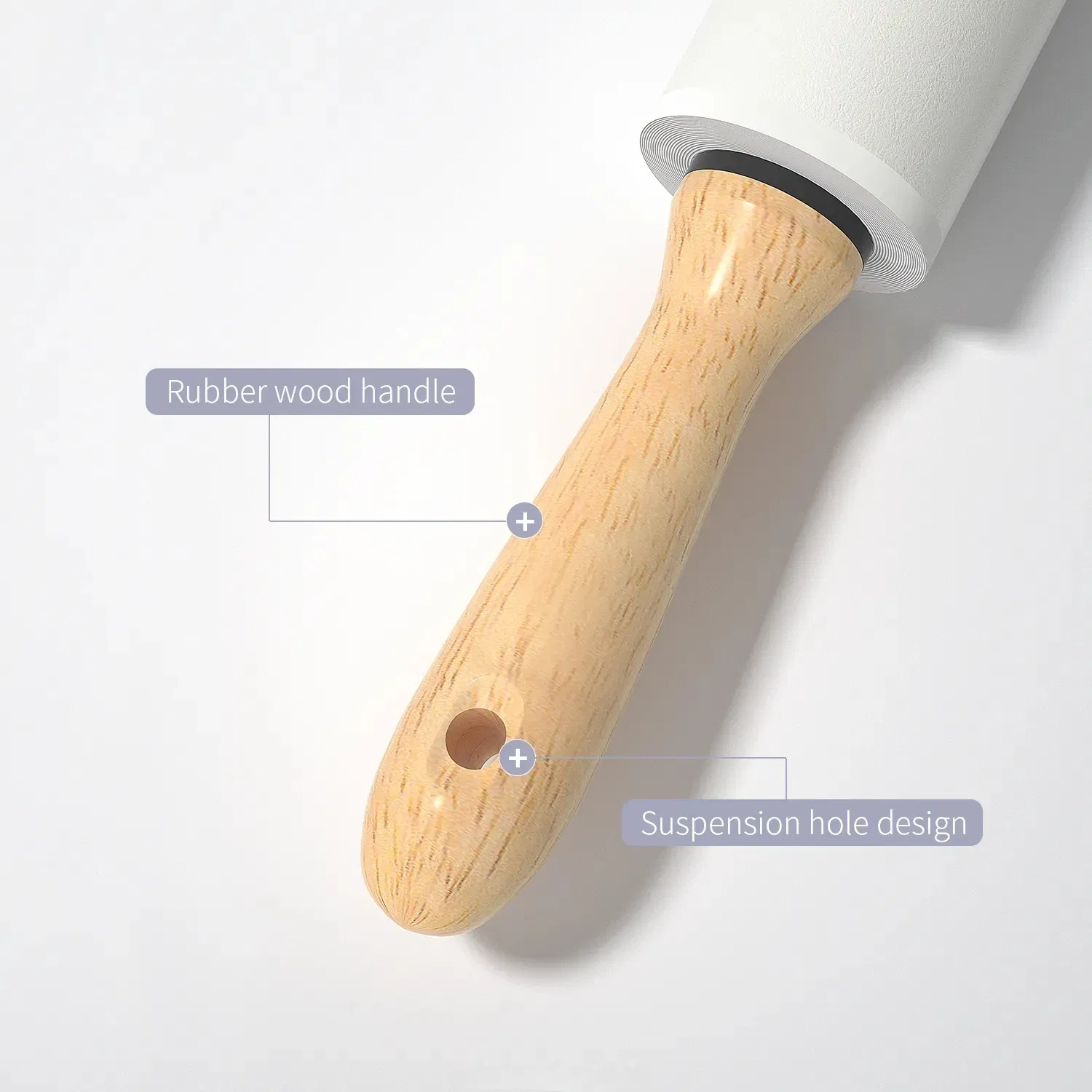 Extra Sticky Lint Cleaner Dust and Lint Remover Pet Hair Roller with Wood Handle Extra Sticky for Cleaning Wholesale