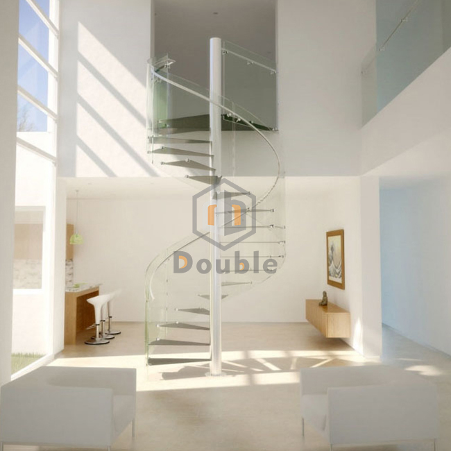 Circular Stairs Spiral Staircase Modern Glass Staircase