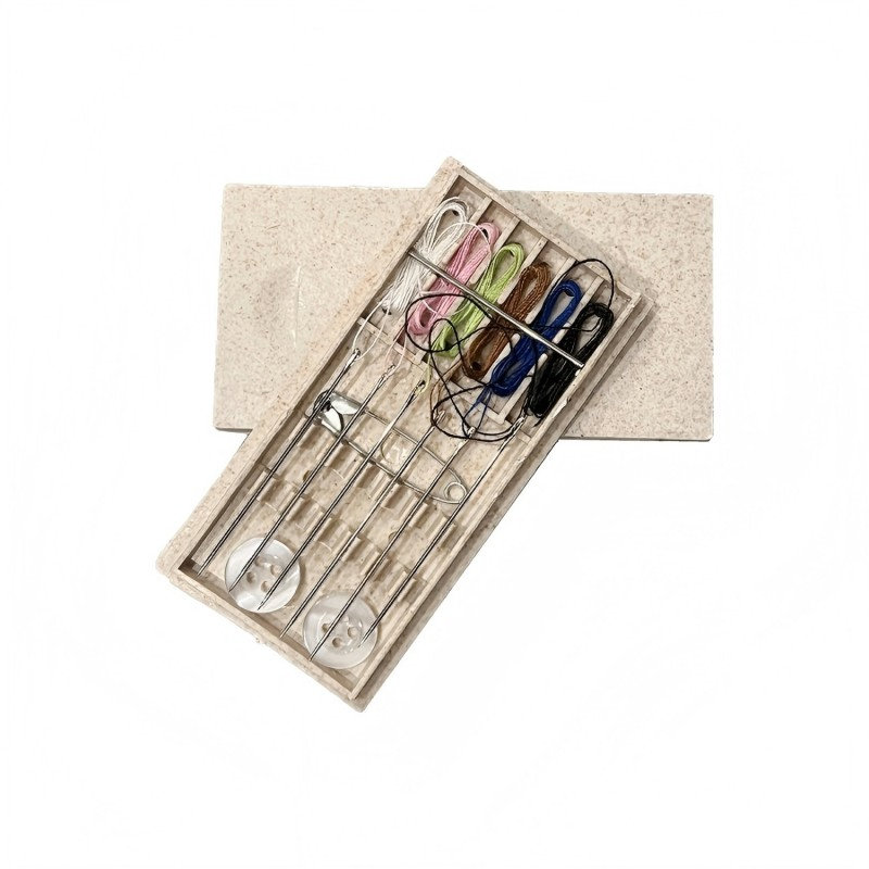 Wholesale Hotel Disposable Custom Printed Travel Mini Sewing Kit Set