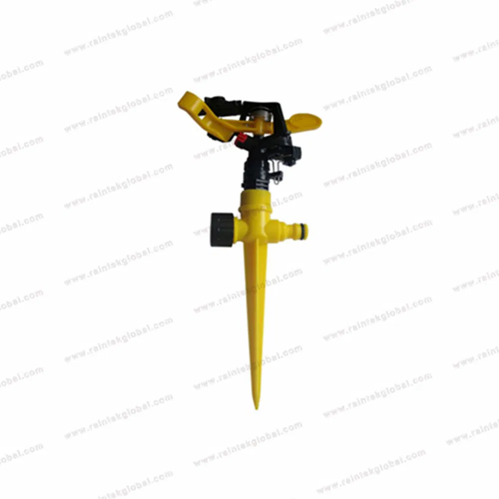 1/2" Adjustable Impact Sprinkler and Plastic Spike for Agriculture Irrigation