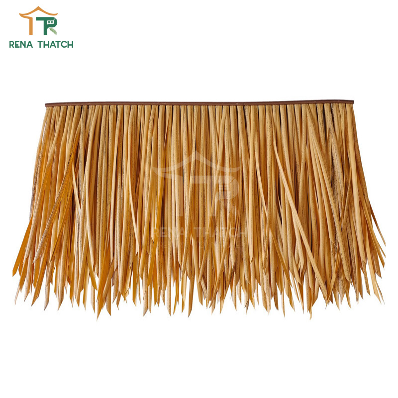 Hotsale Waterproof Plastic Thatches Synthetic Palm Roof Artificial Thatch