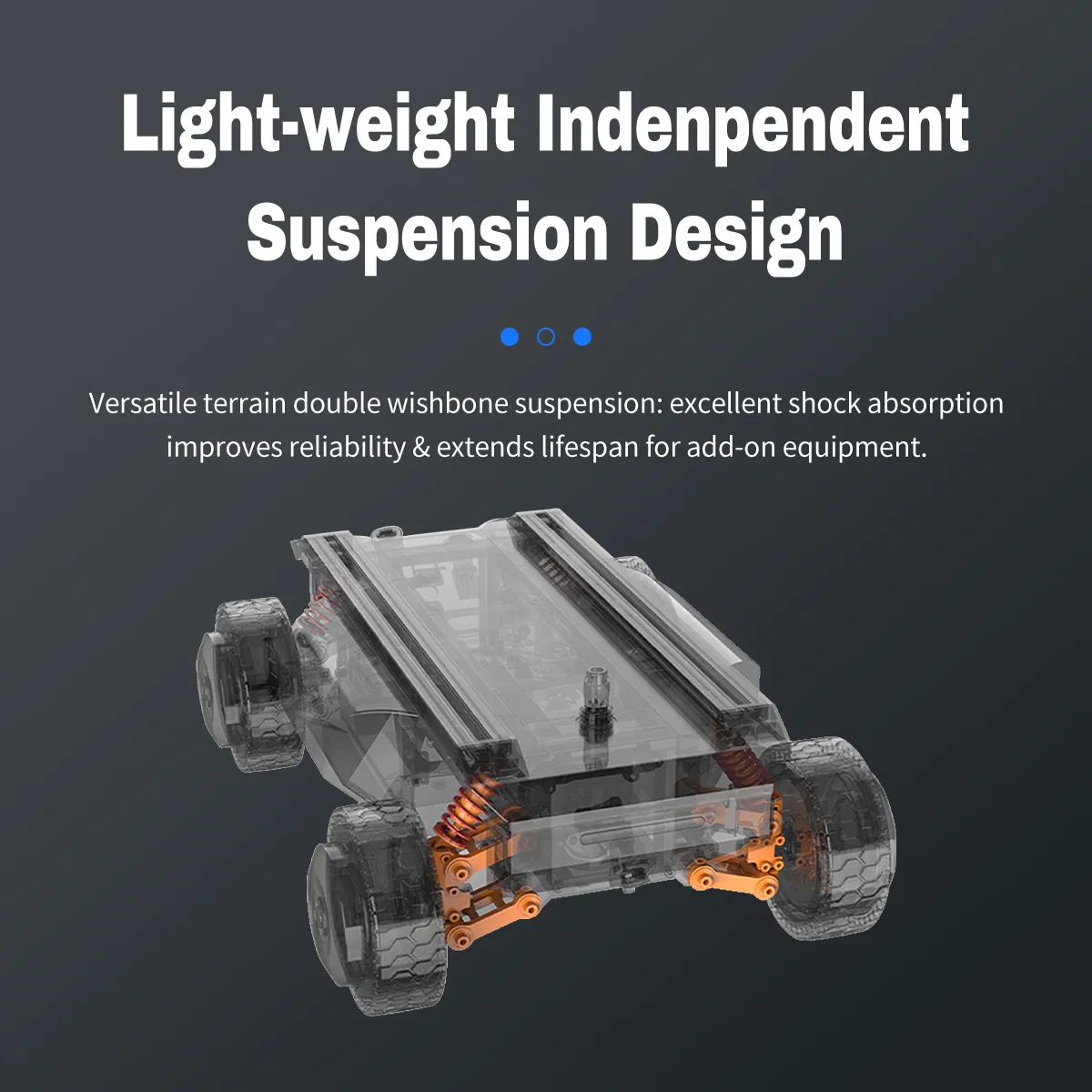 Mini Mobile Robot Platform Robot Drive System Use for Agv Chassis
