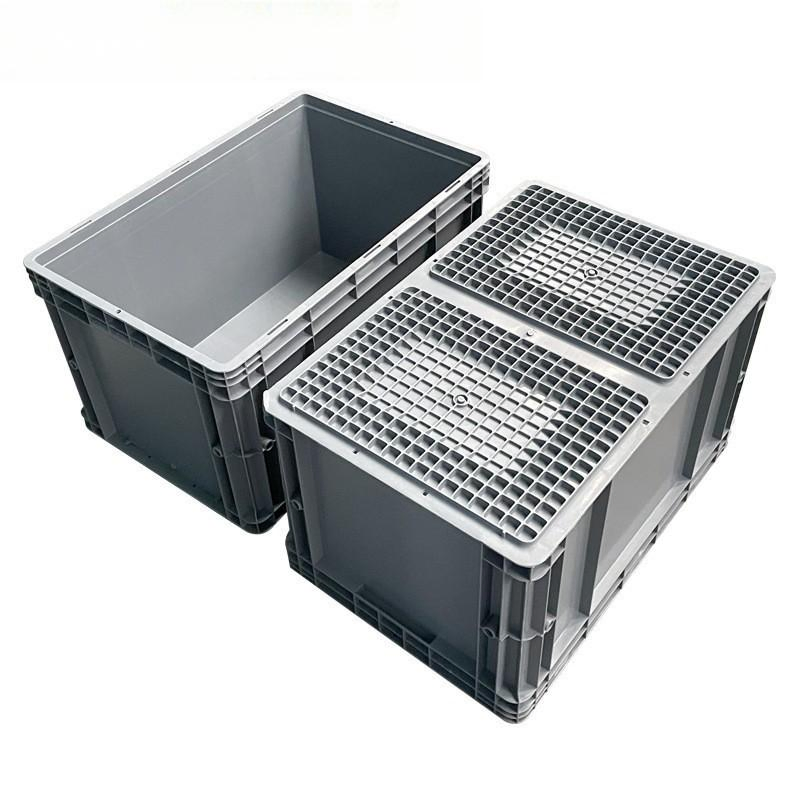 Outdoor Foldable EU Standard Plastic Turnover Box for Auto Parts and Logistics