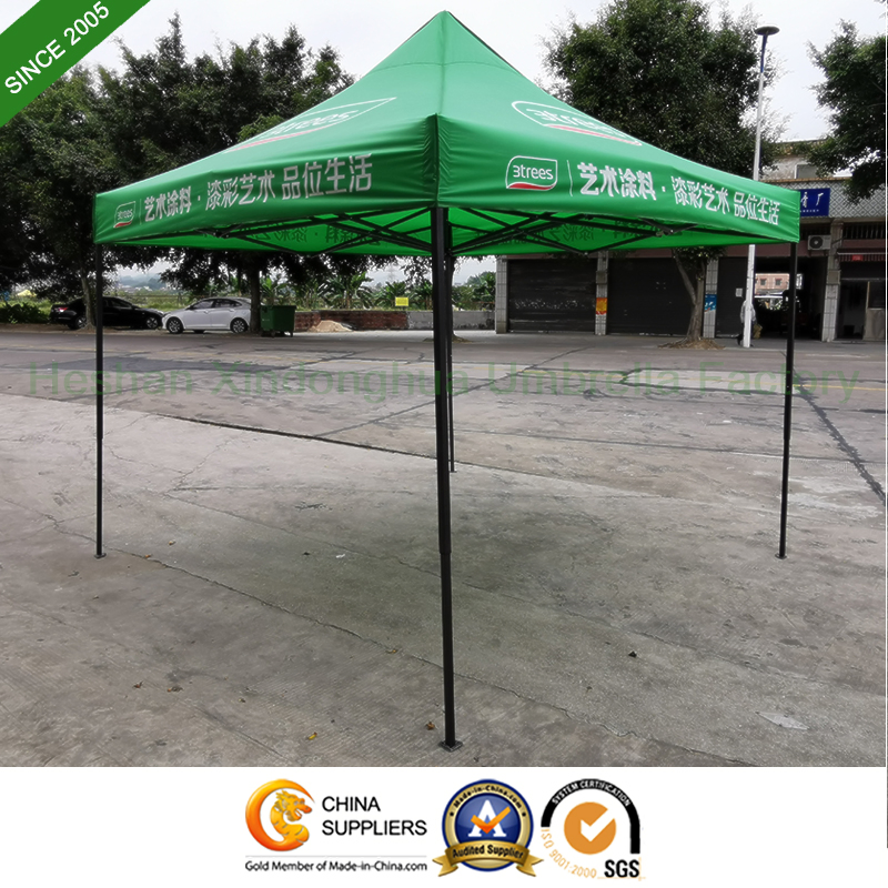 10FT X 10FT Strong Black Iron Event Folding Gazebo Pop up Tent for Promotion (FT-B3030S)
