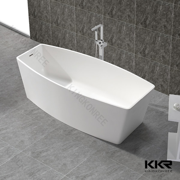 Квадратная переносная ванна из искусственного камня